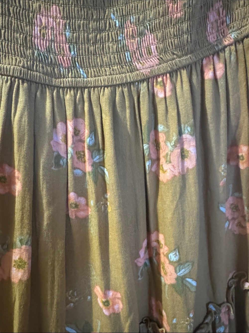 NWT Ivy City Co Madeline Midi Dress in Celeste Floral, size Large - Picture 5 of 8